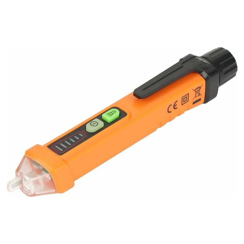 Tinor - Non-Contact ac Voltage Detector with led Indicator, Voltage Tester (Battery Not Included) for AC12-1000V Household Appliances