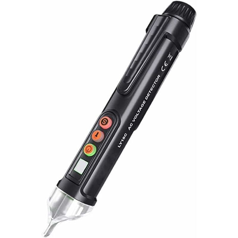 Tinor - Non-Contact Voltage Tester, Adjustable Sensitivity Electrical Voltage Tester Pen with led Flashlight, Buzzer Alarm, Inductive Voltage