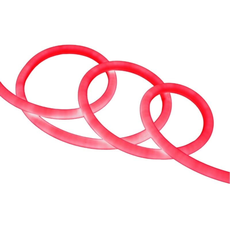 Ledkia - Néon led Flexible 360º Rond Dimmable 120LED/m 220V ac Rouge IP67 sur Mesure Coupe tous les 100cm 3 m