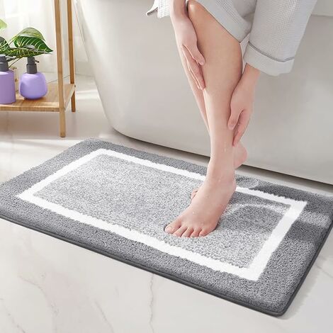 Cute Bathroom Rugs Mats,non-slip Extra Soft Microfiber Washable Water  Absorbent Shower Toilet Kids Bath Rugs Mats Set For Bathroom  (20x32/50x80cm, C