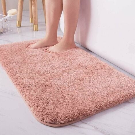 Peach Bathroom Rugs And Mat Cute Cartoon Bath Mat Kids Bathroom Decor  Peachy Plush Coral Pink Non-slip Foot Mat Absorbent Bathtub Rug Washable