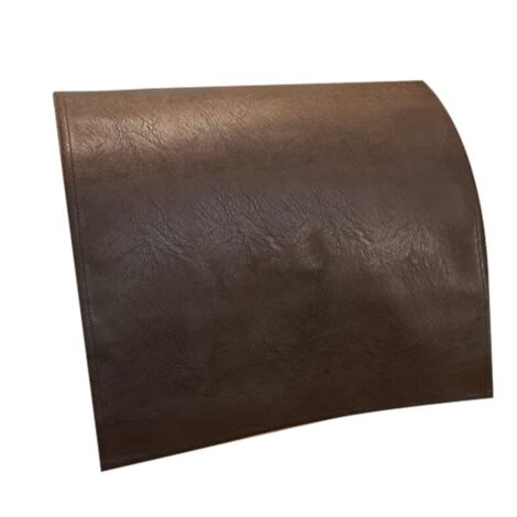 Non-Slip Faux Leather Headrest Protector for Recliner Chair, Furniture Cover, Coffee Color