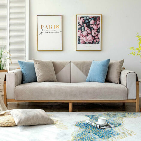Non-slip leather seat cushion cover for seasonal use, waterproof and waterproof sofa cushion 90160