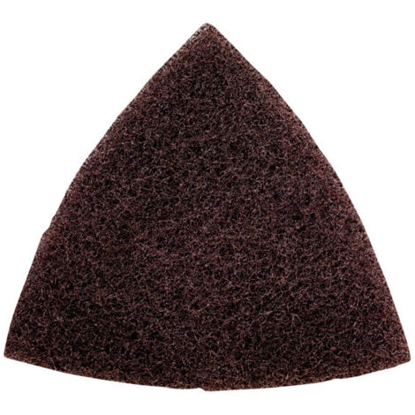 Non-tissé abrasif auto-agrippant P 280, corindon brun, pour ponceuse à patin triangulaire metabo