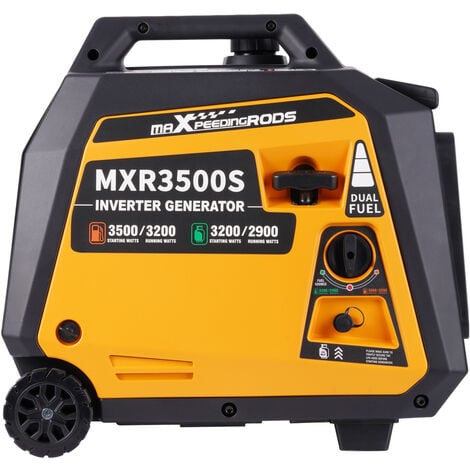 [NON UTILIZZATO] 3500W Generatore di Corrente a Benzina/LPG Motore gruppi elettrogeni Inverter Silenziato 4 Tempi Portatile per all'Aperto Campeggio Partito maXpeedingrods