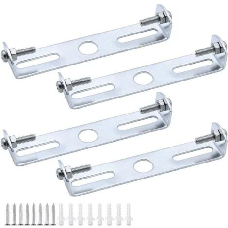 [NON UTILIZZATO] [4 pezzi] Staffa di montaggio per plafoniera da 105 mm, accessori per lampade a sospensione, piastra di base per plafoniera, piastre per lampade da soffitto, staffe per piastre e acce