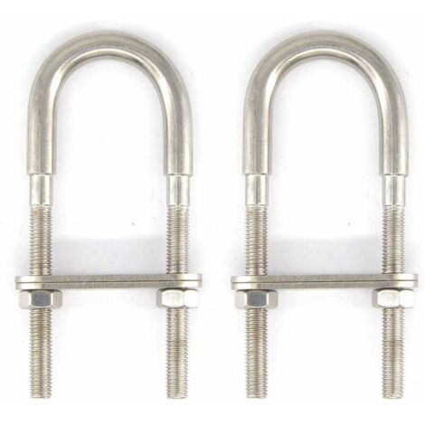 [NON UTILIZZATO] Bullone a U M6x90 in acciaio inox 304 (2 pezzi)