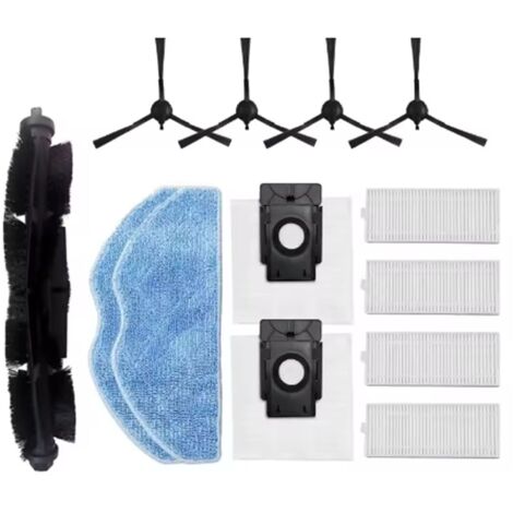 [NON UTILIZZATO] Compatibile con il set di sacchetti per la polvere del filtro della spazzola laterale a rulli dell'aspirapolvere robot 360 S8 S8 Plus 2S, stile 2