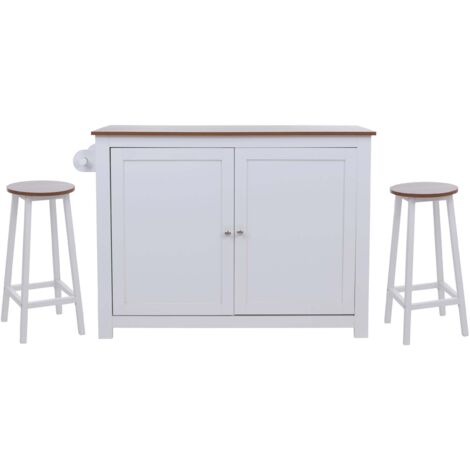 Torre Da Cucina Per Bambini Kidzwerks In Legno Bianco | Sgabello Regolabile 3 Livelli Per Aiutare In Cucina | Sicuro E Resistente Per Bimbi 1-3 Anni