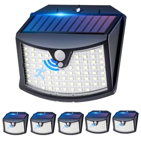 [NON UTILIZZATO] Luci solari per esterni, 【Confezione da 6】 Luci solari per esterni, 3 modalità IP65 impermeabili - Illuminazione solare per esterni per giardino, garage, patio, lampada da parete per 