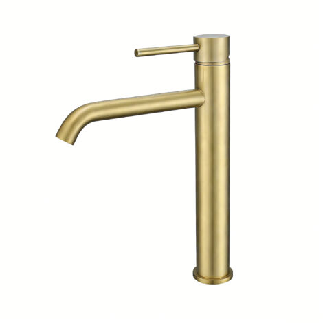 [NON UTILIZZATO] Miscelatore Lavabo Alto Girevole a 360°, Rubinetto Monocomando Bagno, Rubinetti Lavabo da Appoggio per Calda e Fredda Regolabile, Aeratore Rimovibile a Risparmio Idrico