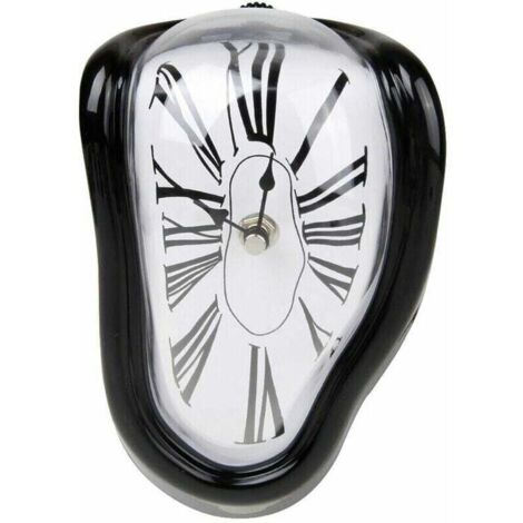 [NON UTILIZZATO] Orologio Forever Melting di Salvador Dalì, pendolo al quarzo con numeri arabi, silenzioso per mensola, tavolo da ufficio