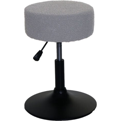 Sedia Parrucchiere Velluto Con Ruote, Velluto Rosa, Per