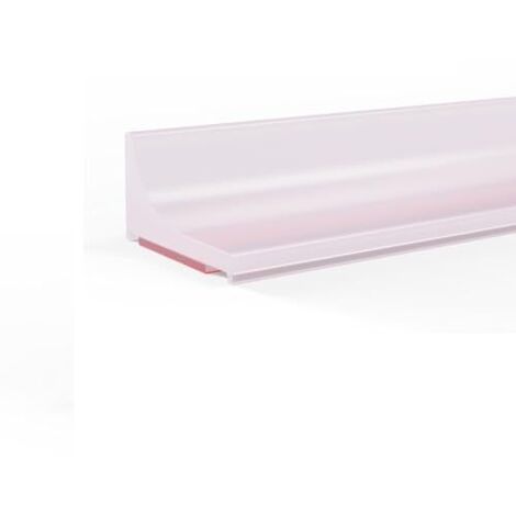 [NON UTILIZZATO] Striscia autoadesiva in silicone per la ritenzione idrica del piano di lavoro, barriera doccia in silicone, barra antitrabocco per doccia italiana, adatta per cucine e bagni, traspare