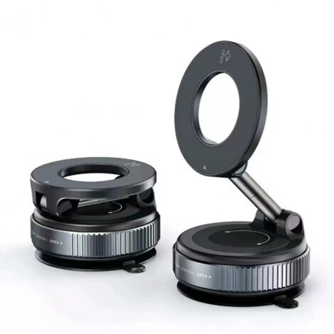 [NON UTILIZZATO] Supporto per telefono da auto 2025 con [Nano-Gel + Ventosa a vuoto], supporto magnetico per telefono da auto ultra resistente 2400GF e supporto magnetico pieghevole regolabile a 360° 