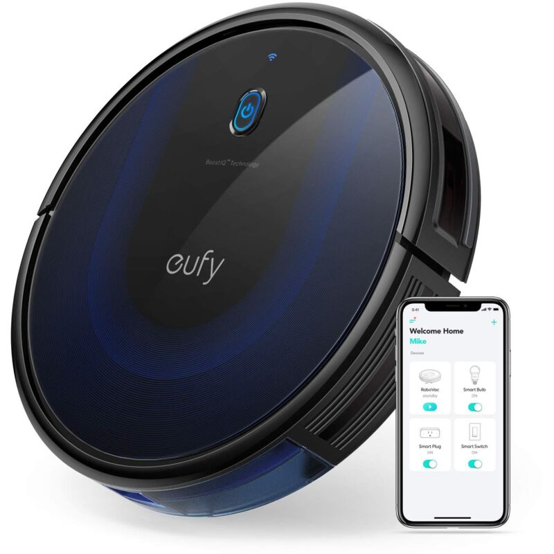 Eufy - Robot aspirapolvere [BoostIQ] RoboVac 15C max, connessione Wi-Fi, super sottile, aspirazione a 2.000 Pa, silenzioso, aspirapolvere robot