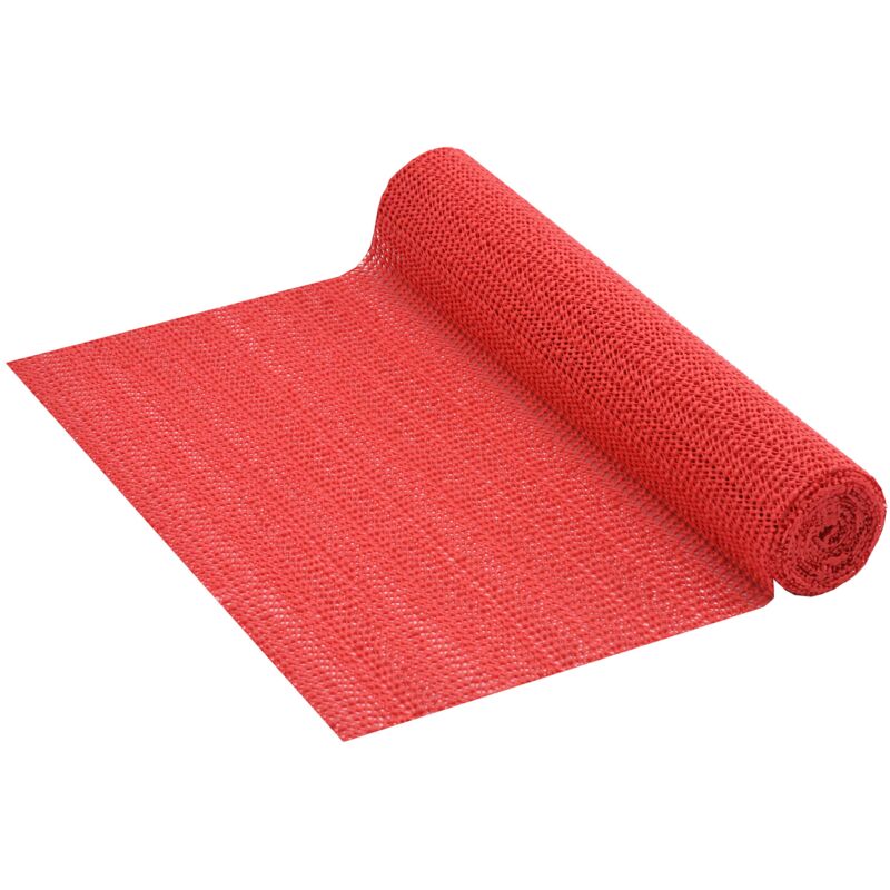 Venilia Venigrip 54166, Tappetino Antiscivolo di Protezione cassetto, Universale, Rosso, 30 x 150 cm