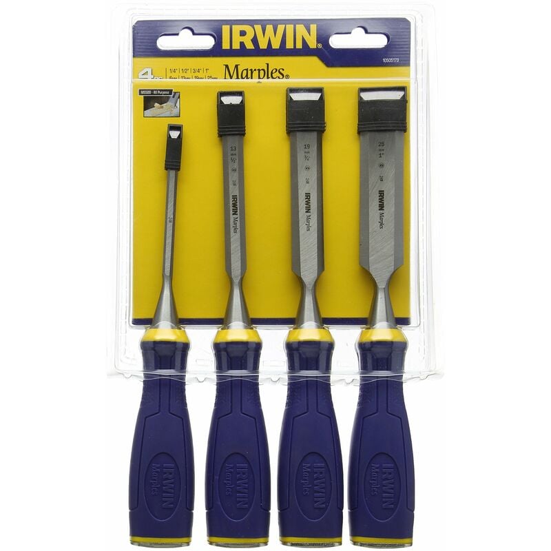 IRWIN 10505173 M500 Narex-Scalpello multiuso a percussione, confezione da 4 pezzi)