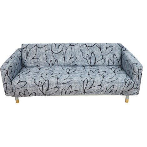 Non‑slip Elastic Printing Dustproof Slipcover Sofa Cover Cushion Cover (For 3 People Couch)