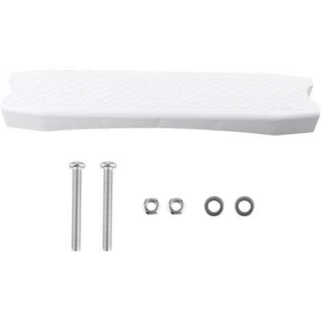 NonSlip White Plastic Ladder Pedal Replacement Accessory for Hot Spring Spa Swimming Pool