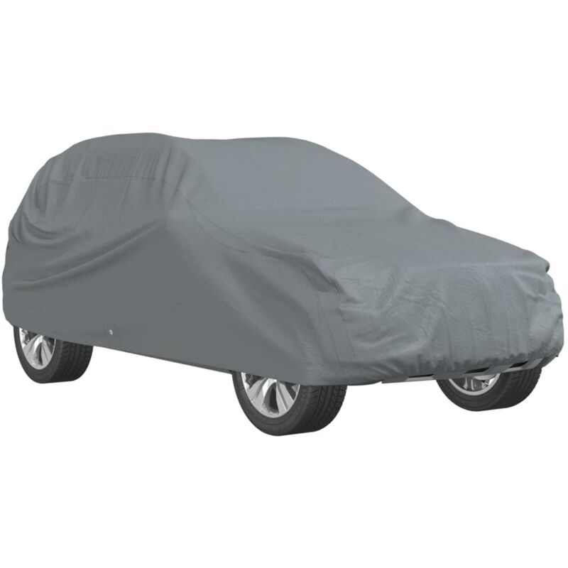 Vidaxl - Car Cover For Suv Full Grey L Non-woven Fabric Grey