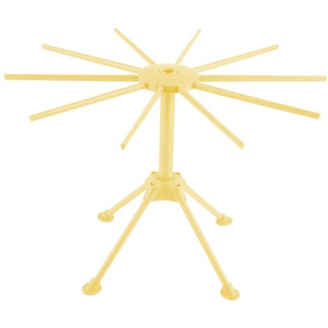 Noodle Spaghetti Pasta Drying Rack Stand Dryer Foldable Kitchen Tool (Yellow)