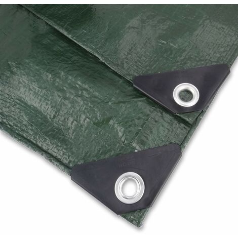 NOOR incatramata, 90g / m², 6.00 x 8.00 m, Colore: Verde, PP/PE