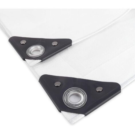 Noor - Incerata 200 g/m², colore: bianco 3x6m