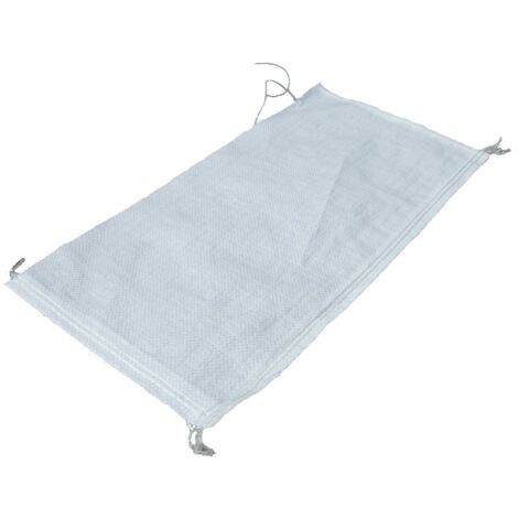 Noor - Sacchi in tessuto polipropilene per sabbia, con protezione UV, riutilizzabile, 20 kg, 40 x 60 cm, 10 pezzi