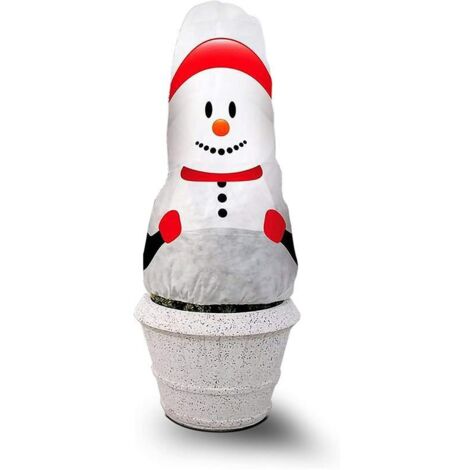 NOOR Winterschutz Vlieshaube Schneemann 130x160cm