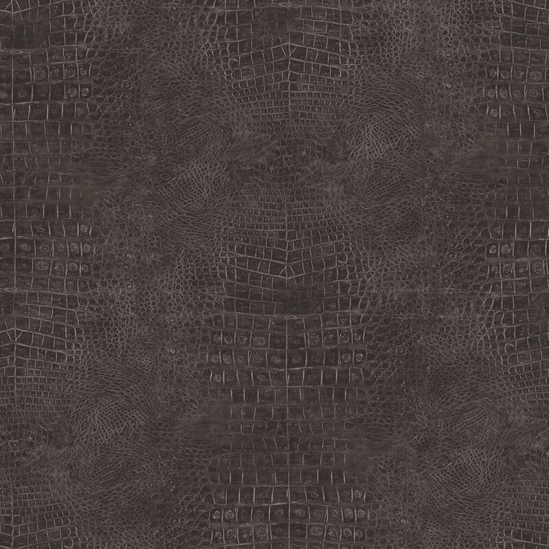 

Papel pintado Croco negro - Negro - Noordwand