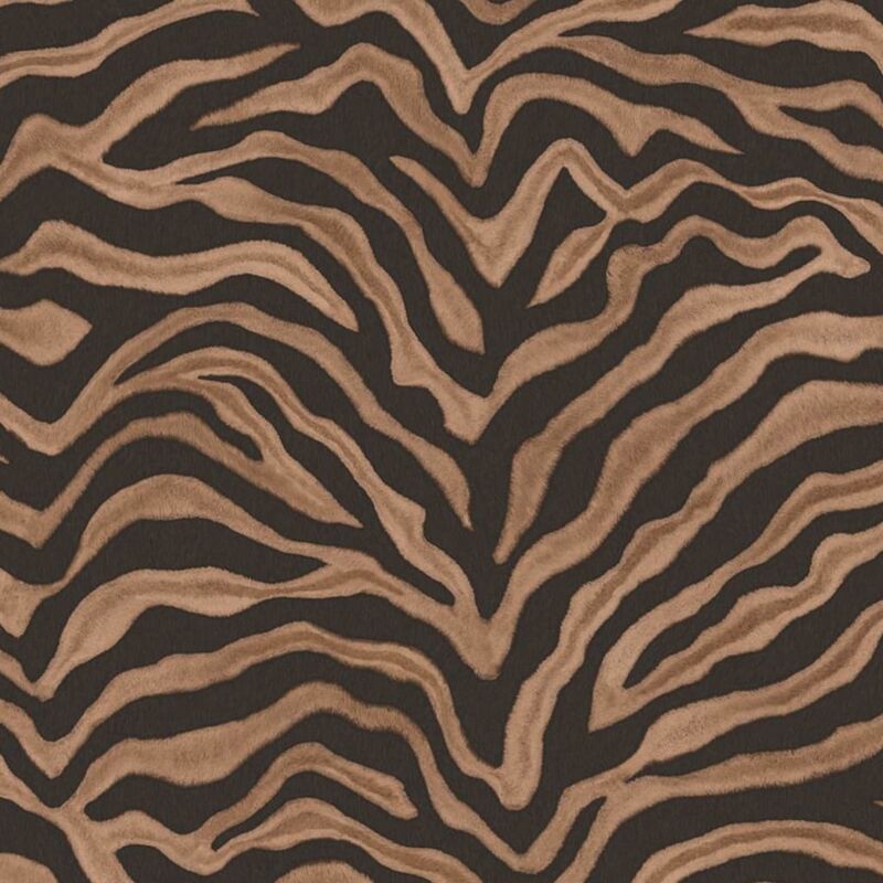 

Papel pintado Zebra Print marrón - Marrón - Noordwand