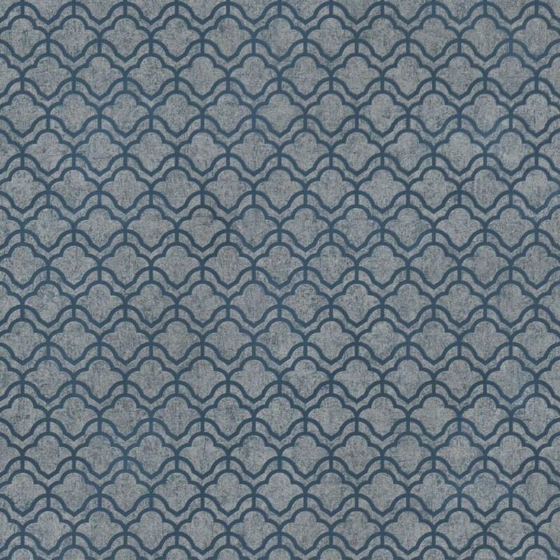 Papier peint Marrakesh Tiles Bleu Noordwand