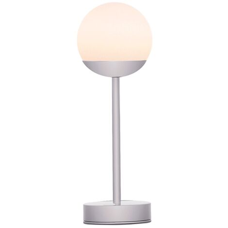 NORAI SLIM 30 cm Lámpara de mesa con batería recargable. Luz LED cálida. Fabricada en España