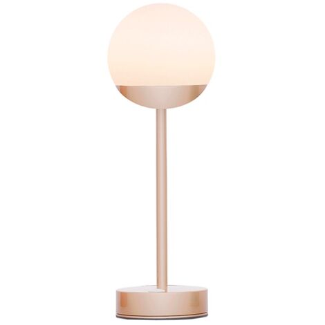 NORAI SLIM 30 cm Lámpara de mesa con batería recargable. Luz LED cálida. Fabricada en España