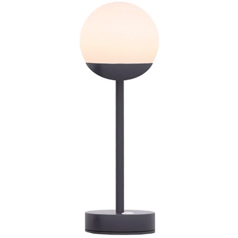 NORAI SLIM 30 cm Tischlampe mit wiederaufladbarem Akku. Warmes LED-Licht. Hergestellt in Spanien.