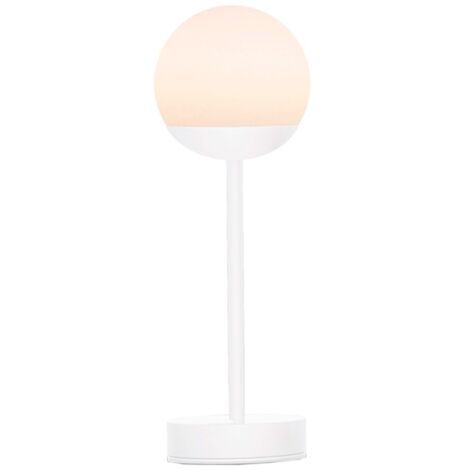 NORAI SLIM 30 cm Tischleuchte mit wiederaufladbarem Akku. Warmes LED-Licht. Hergestellt in Spanien.