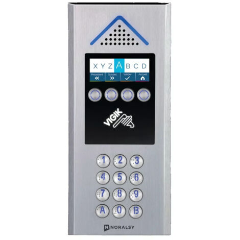 Noralsy – Interphone clavier 4G avec connectivité avancée – Alimentation 12V – Installation murale – Gestion des accès à distance