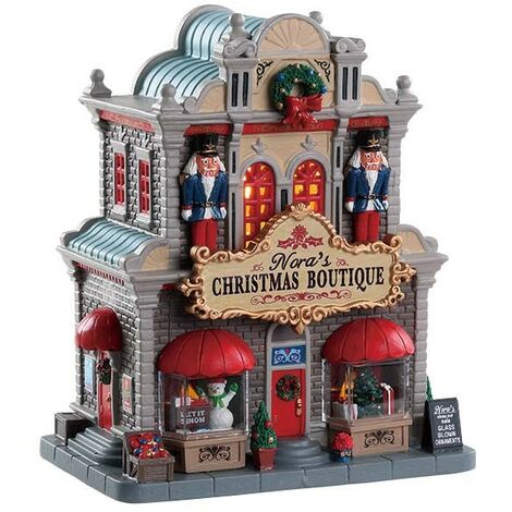 Nora's Christmas Boutique con fuente de alimentación Cód. 85344