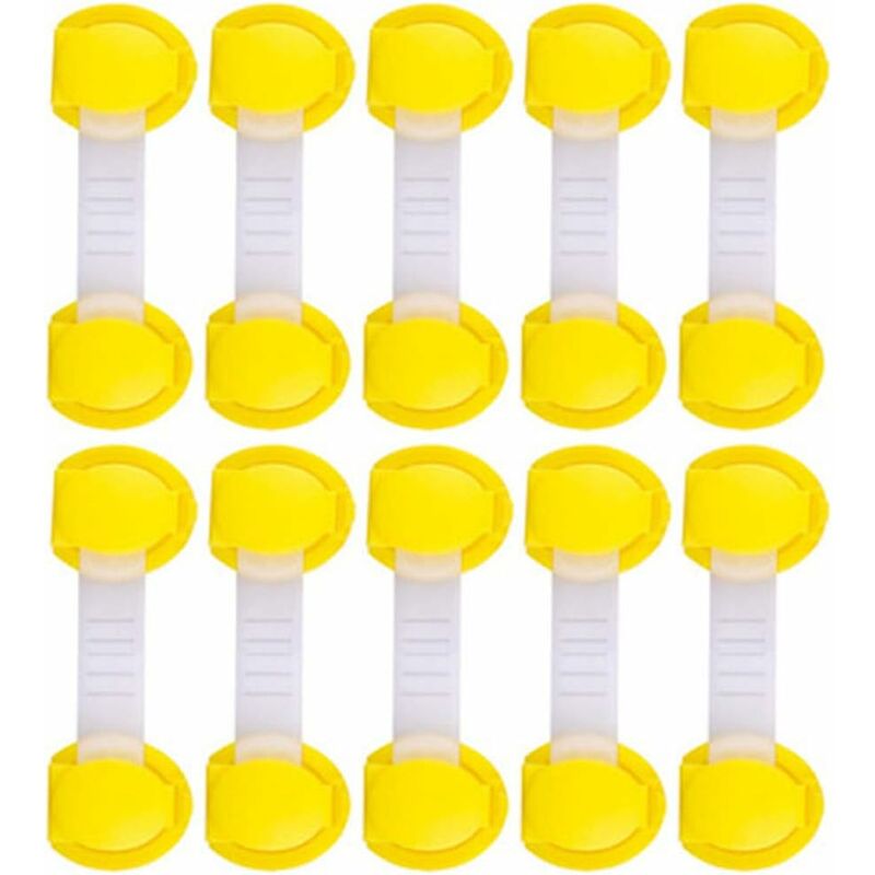 10 Stück Sicherheitsschlösser – Kleinkinderschutz, Babysafe, Kühlschrank, Schranktüren, Schubladen, Sicherheitsschloss, Blocker, Vorhängeschloss | 00940558948891 10 Stück Sicherheitsschlösser – Kleinkinderschutz, Babysafe, Kühlschrank, Schranktüren, Schubladen, Sicherheitsschloss, Blocker, Vorhängeschloss | 00940558948891