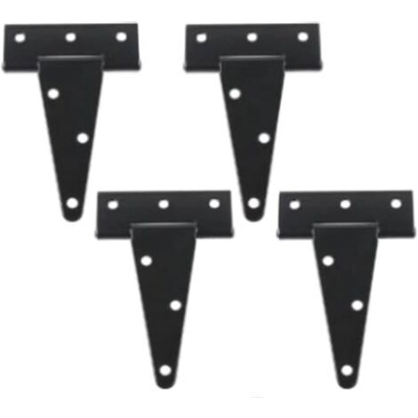 4 Pack of 12 inch Strap Hinges Heavy Duty Zinc Plated Hardware Door Fence  Barn Gate