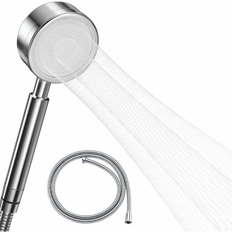 Accesorios de cabezal de ducha de alta presión, cabezal de ducha giratorio  ajustable de 4,3 pulgadas de diámetro, cabezal de ducha para Hotel y hogar