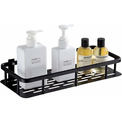 SMARTAKE 2-Pack Shower Caddy, Combined Bathroom Shelf with Soap Dish and  Hooks for Hanging Razor Brush Sponge, Wall Mounted Rustproof Basket with