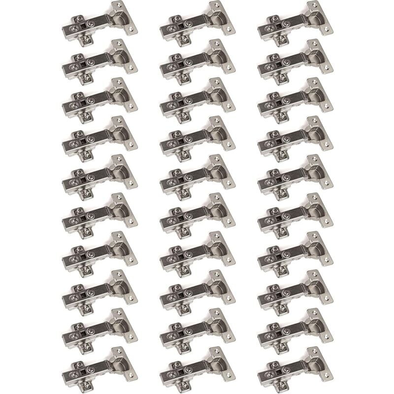 Lot De 30 Charnière Clip Charnière Automatique, Charnière Clip Charnière Automatique, Montage Porte En Applique 105°, Charniere Standard Pour