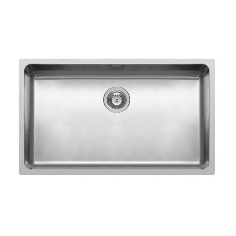 NORD INOX Evier cuisine a encastrer 1 cuve + 1 bonde a panier sans egouttoir - Inox - 70 x 40 x 20 cm
