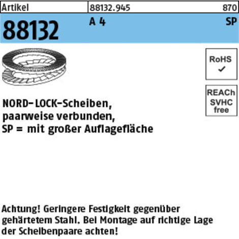 Nord-Lock Scheiben 1.4404 NL24spss 50 Stk