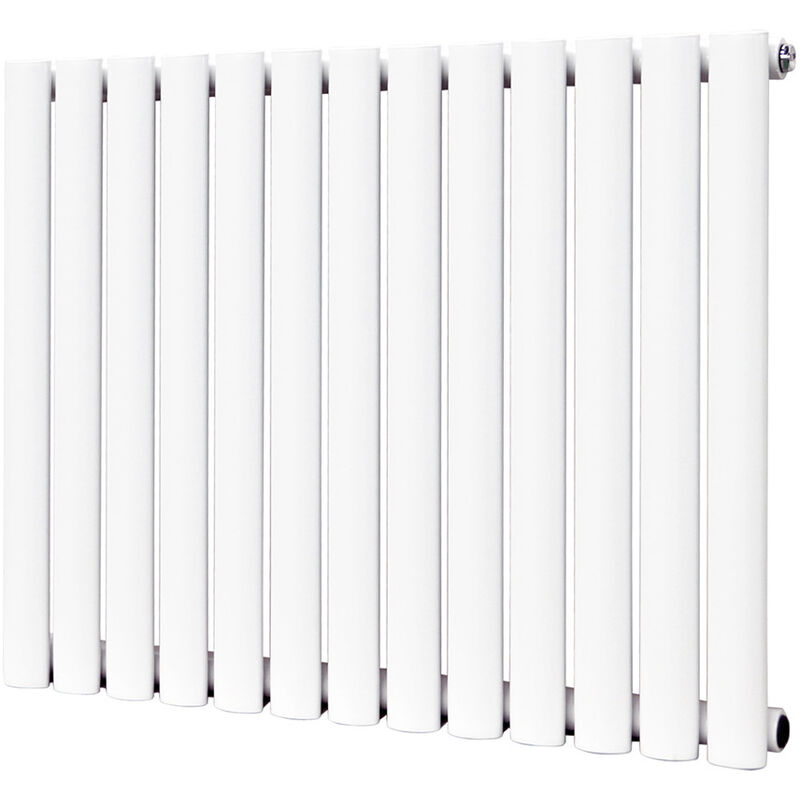 Image of Warmehaus - Oval Panel Radiator White&hellip;