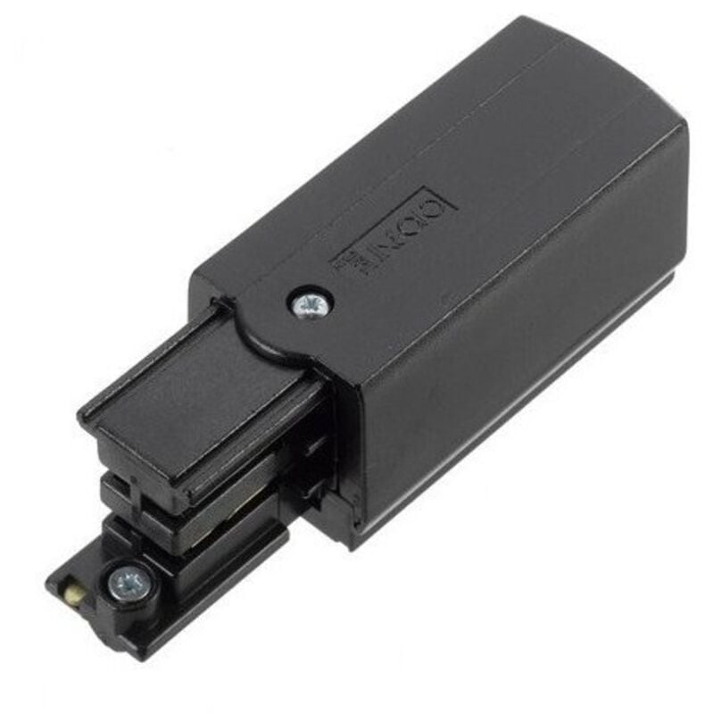 Nordic Aluminium XTS12-2 Straight end power supply for 3-light rail black
