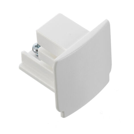 Nordic Aluminium XTS41-3 Tapa final BLANCA Tapa final para riel de 3 luces