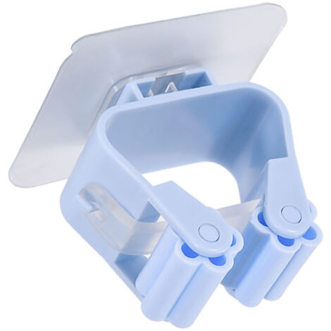 Nordic Blue Selbstklebender Wandmopphalter 30g Kunststoff 6x6cm kein Bohren Fliesen-Metall-Glas praktisch fällt nicht herunter.